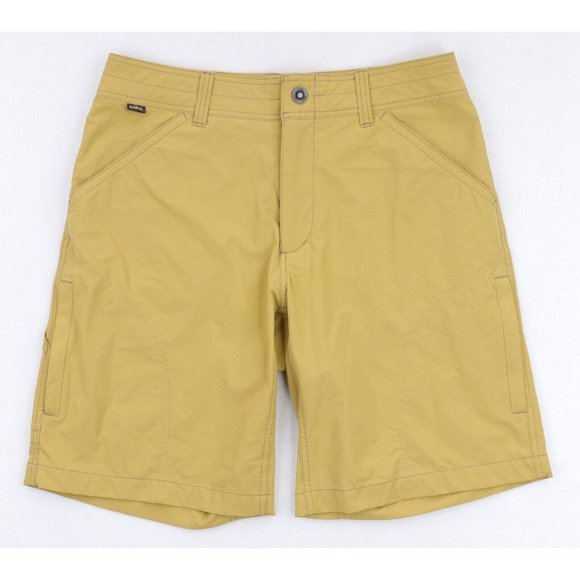Kuhl Other - Kuhl Renegade Shorts Men's 32 Dark Khaki Nylon Blend Hybrid Hiking Cargo